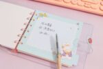 مینی کلاسور جلد شفاف طرح خرگوش CUTE BUNNY کد 7107 - Image 8