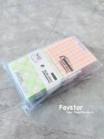 استیک نوت شفاف شاینی 7.5 * 7.5 طرح چهارخونه - Image 9