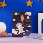 دفتر جلد پفکی JUNGU طرح خرگوش فضانورد WANDER UNIVERSE کد 6019 - Image 5