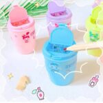 مداد تراش مخزن دار طرح اسموتی کرومی و Sanrio سری PARTY کد 3708 - Image 3