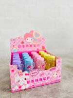 مداد تراش مخزن دار طرح اسموتی کرومی و Sanrio سری PARTY کد 3708 - Image 11