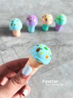 مداد تراش مخزن دار DONGYANG طرح بستنی قیفی Ice Cream کد DY-397 - Image 2
