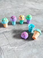 مداد تراش مخزن دار DONGYANG طرح بستنی قیفی Ice Cream کد DY-397 - Image 3