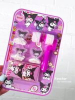 ست 6 تکه مهر غلطکی طرح کرومی و Sanrio و جوهر یدک کد QL-8819 - Image 5