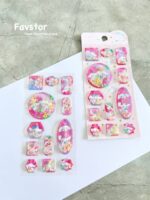 استیکر آکواریومی طرح CUTE PET PARTY سری YML-06 - Image 3