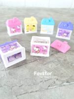 مداد تراش مخزن دار دو تیغه طرح خانه کرومی و Sanrio کد 002 - Image 2