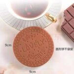 دفترچه جلد سیلیکونی طرح بیسکوییت گرد ROUND LOVELY BISCUITS - Image 5