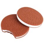 دفترچه جلد سیلیکونی طرح بیسکوییت گرد ROUND LOVELY BISCUITS - Image 4