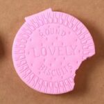 دفترچه جلد سیلیکونی طرح بیسکوییت گرد ROUND LOVELY BISCUITS - Image 6