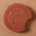 دفترچه جلد سیلیکونی طرح بیسکوییت گرد ROUND LOVELY BISCUITS - Image 9
