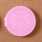 دفترچه جلد سیلیکونی طرح بیسکوییت گرد ROUND LOVELY BISCUITS - Image 11