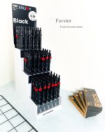 روان نویس کلیکی MOKA طرح قلب ENJOY بدنه مشکی کد MK-3027
