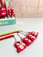 روان نویس آویزدار سیلیکونی طرح خرس و توت فرنگی Lotso کد 218 - Image 2
