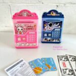 قلک پسورد دار گاو صندوقی طرح خرگوش و فضانورد PIGGY BANK کد 666