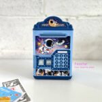 قلک پسورد دار گاو صندوقی طرح خرگوش و فضانورد PIGGY BANK کد 666 - Image 5