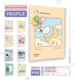 دفتر مشق حاشیه دار مجلد استیکر دار 60 برگ پیتیکو سری PROFIL کد 377 - Image 3