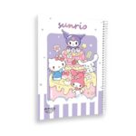 دفتر خط دار مجلد استیکر دار 60 برگ پیتیکو سری کرومی و Sanrio کد 325 - Image 8