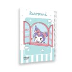 دفتر خط دار مجلد استیکر دار 60 برگ پیتیکو سری کرومی و Sanrio کد 325 - Image 9