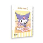 دفتر خط دار مجلد استیکر دار 60 برگ پیتیکو سری کرومی و Sanrio کد 325 - Image 4