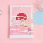 دفتر جلد پفکی مگنتی JINGU طرح دختر انیمه ای your color کد 6278 - Image 4