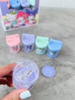 مداد تراش مخزن دار دو تیغه طرح کرومی و Sanrio سری HAPPY DAY کد SP-6041 - Image 3