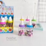 ست 25 عددی مینی پاک کن طرح شیشه شیر کرومی و Sanrio