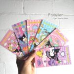استیکر دفترچه ای باریک طرح کرومی و Sanrio کد SZ/352