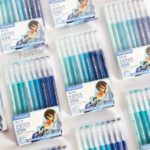 ست 9 عددی روان نویس مون لایت طیفی Languo طرح انیمه سری BLUE STYLE کد K0558