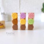 ست 3 عددی پاک کن Loufor طرح BISCUIT کد B906 - Image 5