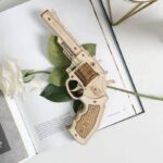 لگو چوبی مکانیکال طرح تفنگ Craft Revolver کد KX-548 - Image 2