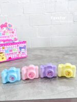 مداد تراش مخزن دار دو تیغه طرح دوربین کرومی و Sanrio کد 669 - Image 5