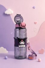 قمقمه دور سیلیکونی بند دار طرح کرومی و Sanrio کد 8038 - Image 3