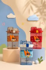 قمقمه دو قلو بند دار OFFICER طرح زوتوپیا و کرومی Sanrio کد 8037 - Image 4