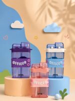 قمقمه دو قلو بند دار OFFICER طرح زوتوپیا و کرومی Sanrio کد 8037 - Image 6