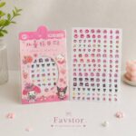 ست 4 عددی استیکر ناخن CHILDREN'S NAIL STICKERS طرح کرومی و Sanrio - Image 2