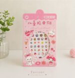 ست 4 عددی استیکر ناخن CHILDREN'S NAIL STICKERS طرح کرومی و Sanrio - Image 6