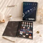 دفتر جلد سخت استیکر دار 100 برگ STUDENT NOTEBOOK سری NASA - Image 2