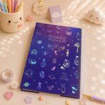 دفتر جلد سخت استیکر دار 100 برگ STUDENT NOTEBOOK  هولوگرامی سری Magical - Image 5