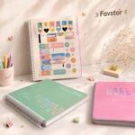 دفتر پلنر جلد سخت استیکر دار  106 برگ سری Happy Planner Pro