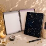 دفتر جلد سخت استیکر دار 100 برگ STUDENT NOTEBOOK هولوگرامی سری گلکسی - Image 3
