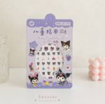 ست 4 عددی استیکر ناخن CHILDREN'S NAIL STICKERS طرح کرومی و Sanrio - Image 3