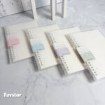 دفتر کلاسور جلد شفاف 40 برگ KIFET سایز A5