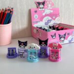 مداد تراش دو تیغه مخزن دار طرح کرومی و Sanrio کد KM9308